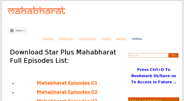 mahabharat star plus all episodes download