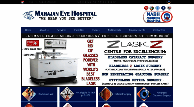 mahajaneyehospital.com