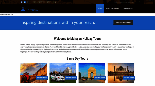 mahajanholidaytours.com