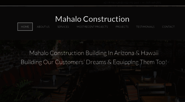 mahaloconstruction.com