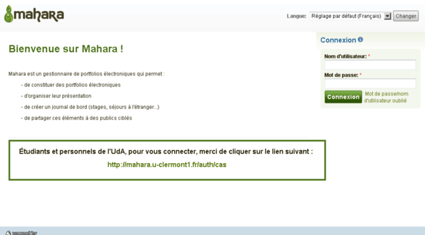 mahara.u-clermont1.fr