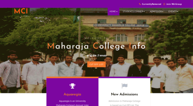 maharajacollege.info