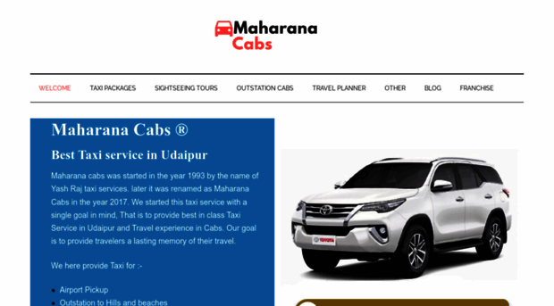 maharanacabs.in