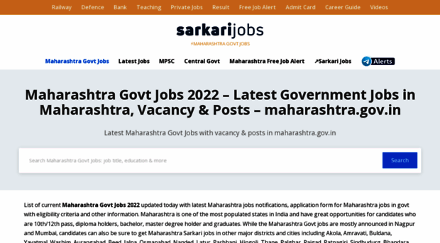 maharashtra.sarkarijobs.com