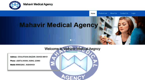 mahavirmedicalagency.com