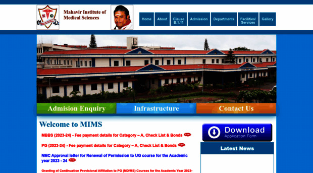 mahavirmedicalcollege.org