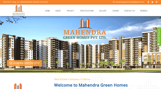 mahendragreenhomes.com