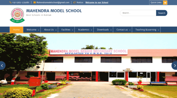mahendramodelschoolrtk.co.in