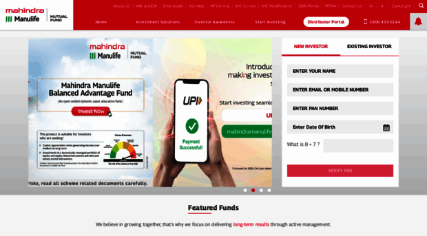 mahindramanulife.com