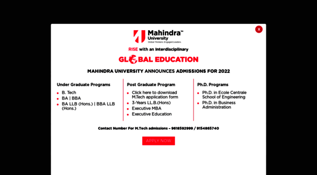 mahindrauniversity.edu.in