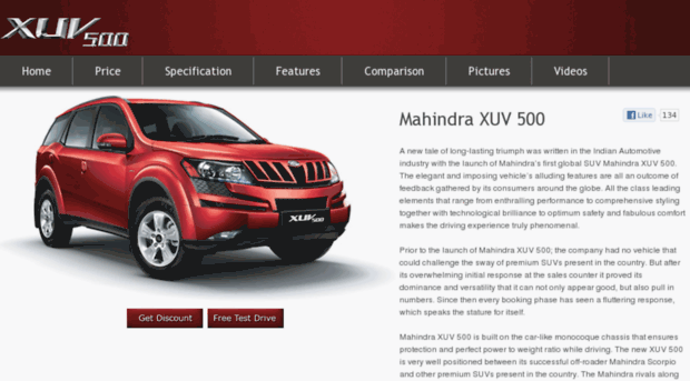 mahindraxuv500india.com