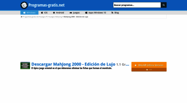 mahjong-2000-edicion-de-lujo.programas-gratis.net