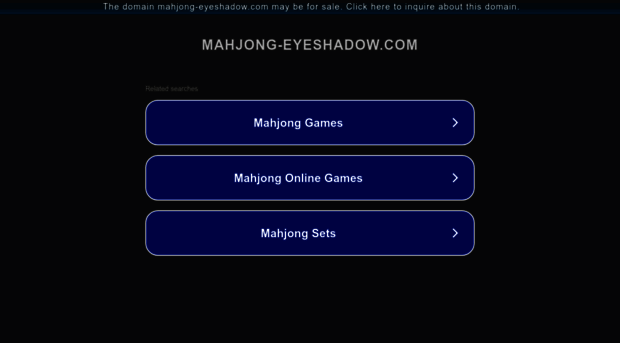 mahjong-eyeshadow.com