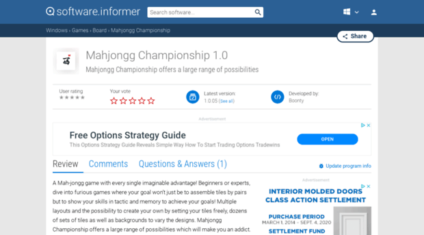 mahjongg-championship.software.informer.com