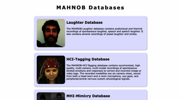 mahnob-db.eu