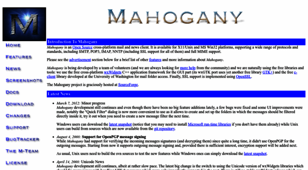 mahogany.sf.net