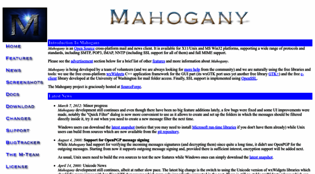 mahogany.sourceforge.net