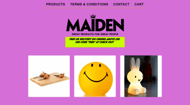 maiden.bigcartel.com