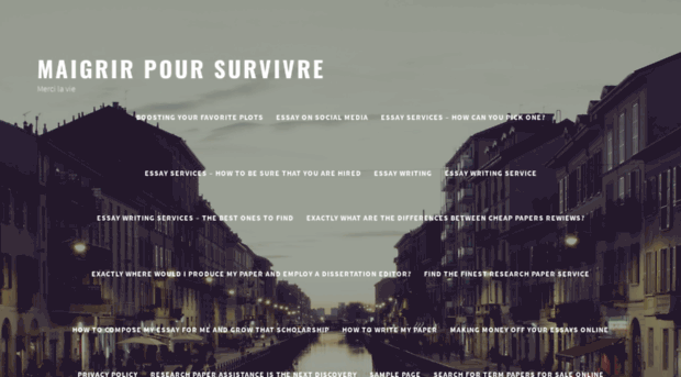 maigrirpoursurvivre.com