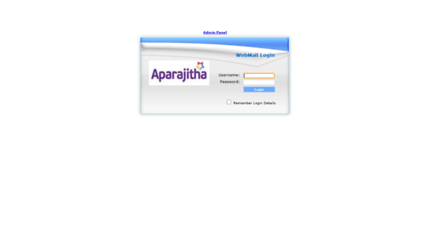 mail.aparajitha.com