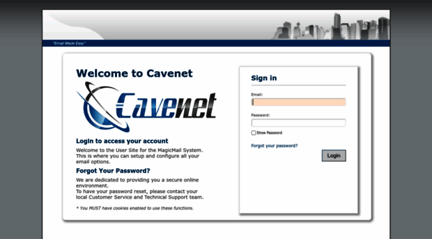 mail.cavenet.com