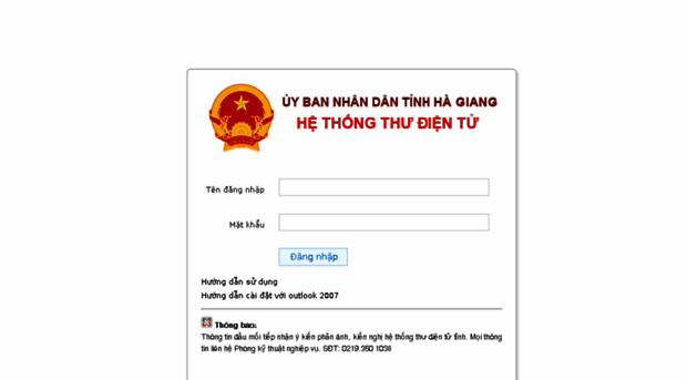 mail.hagiang.gov.vn