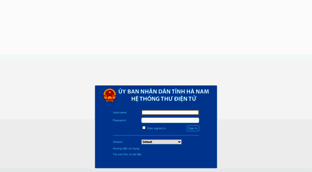 mail.hanam.gov.vn