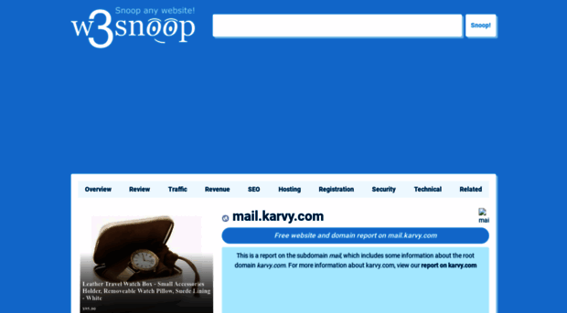 mail.karvy.com.w3snoop.com