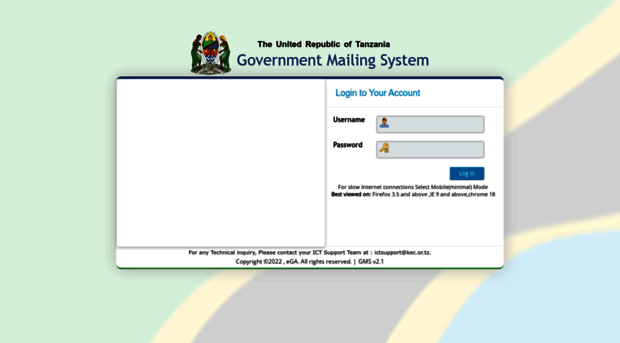 mail.kec.or.tz - Government Mailing System :: W... - Mail Kec