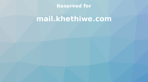 mail.khethiwe.com