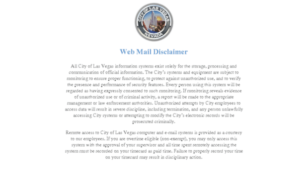 mail.lasvegasnevada.gov