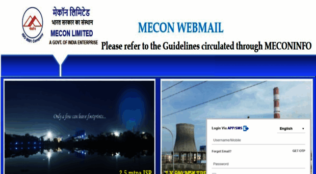 mail.meconlimited.co.in