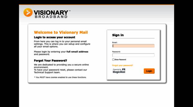 mail.my180.net - MagicMail Server: Login Page - Mail My 180