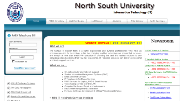 mail.northsouth.edu