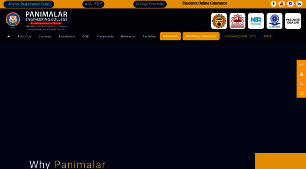 mail.panimalar.ac.in