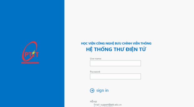 mail.ptit.edu.vn