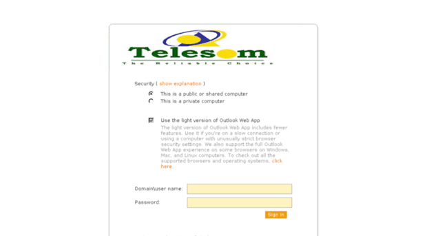 mail.telesom.com