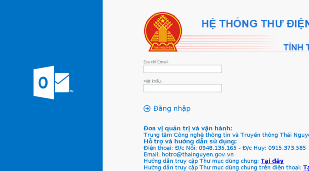 mail.thainguyen.gov.vn