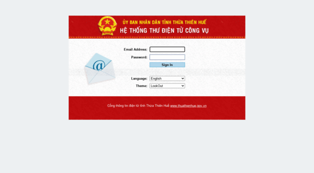 mail.thuathienhue.gov.vn