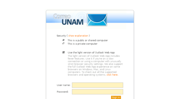 mail.unam.mx