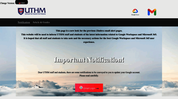 mail.uthm.edu.my