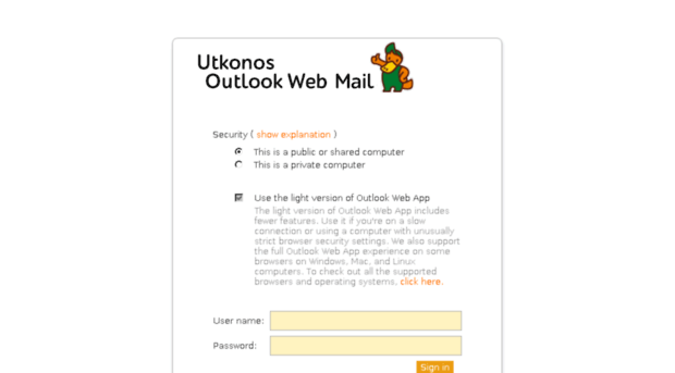 mail.utkonos.ru