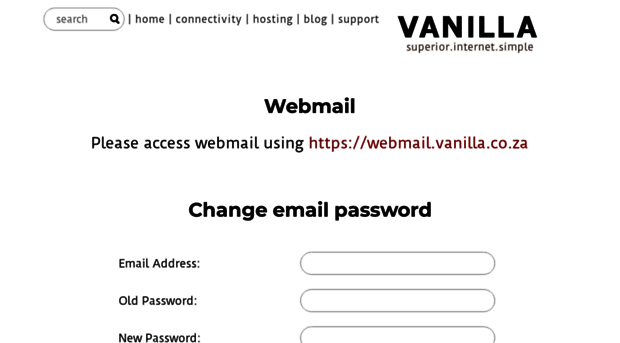 mail.vanilla.co.za