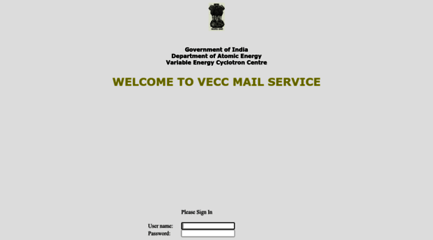mail.vecc.gov.in