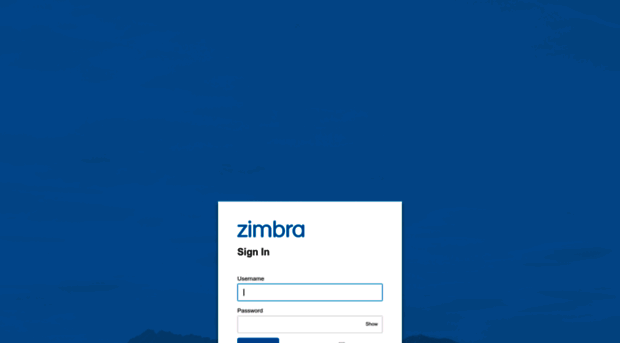 mail.zimbra.com