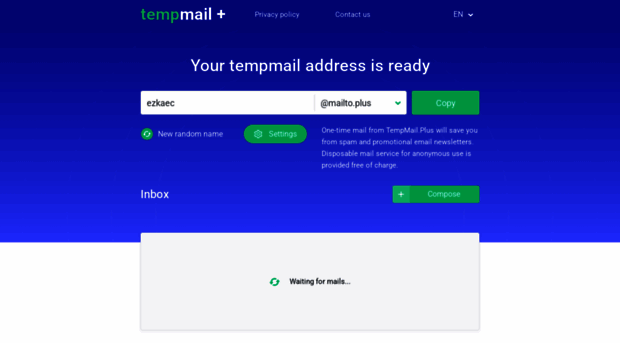 mailbox.in.ua - Disposable Temporary Email - T... - Mail Box In