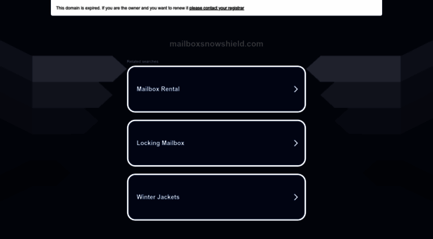 mailboxsnowshield.com