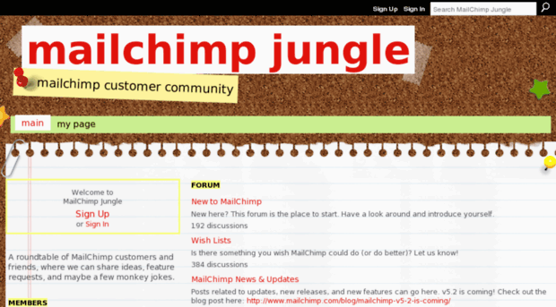 mailchimp.ning.com