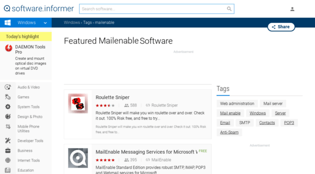 mailenable.software.informer.com