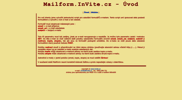 mailform.invite.cz